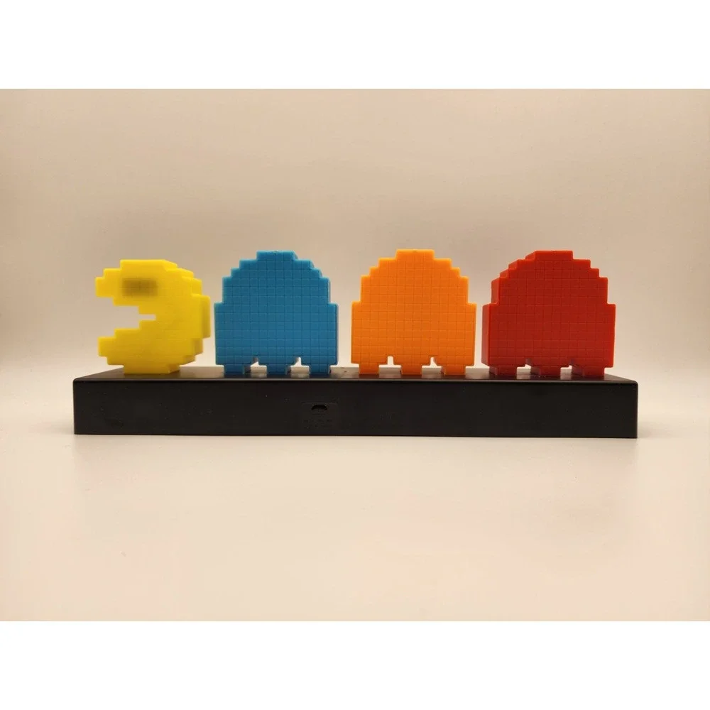 Pac-Man‎ and Ghosts Light 3 Modes Lamp Collectible Video Game - Tested Works